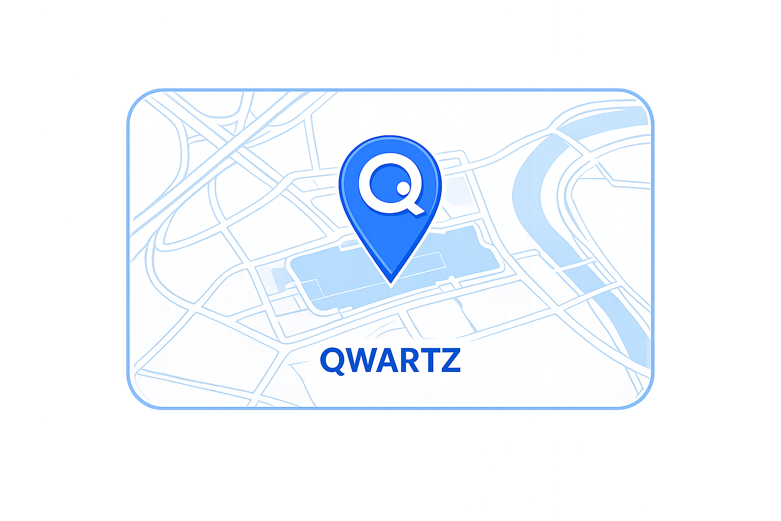 Plan de localisation du centre commercial Qwartz